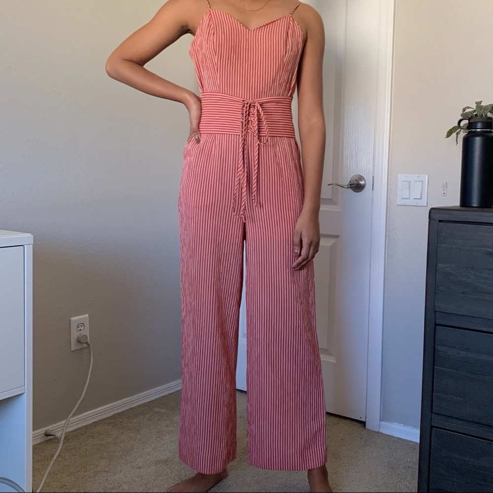 Striped Jumpsuit